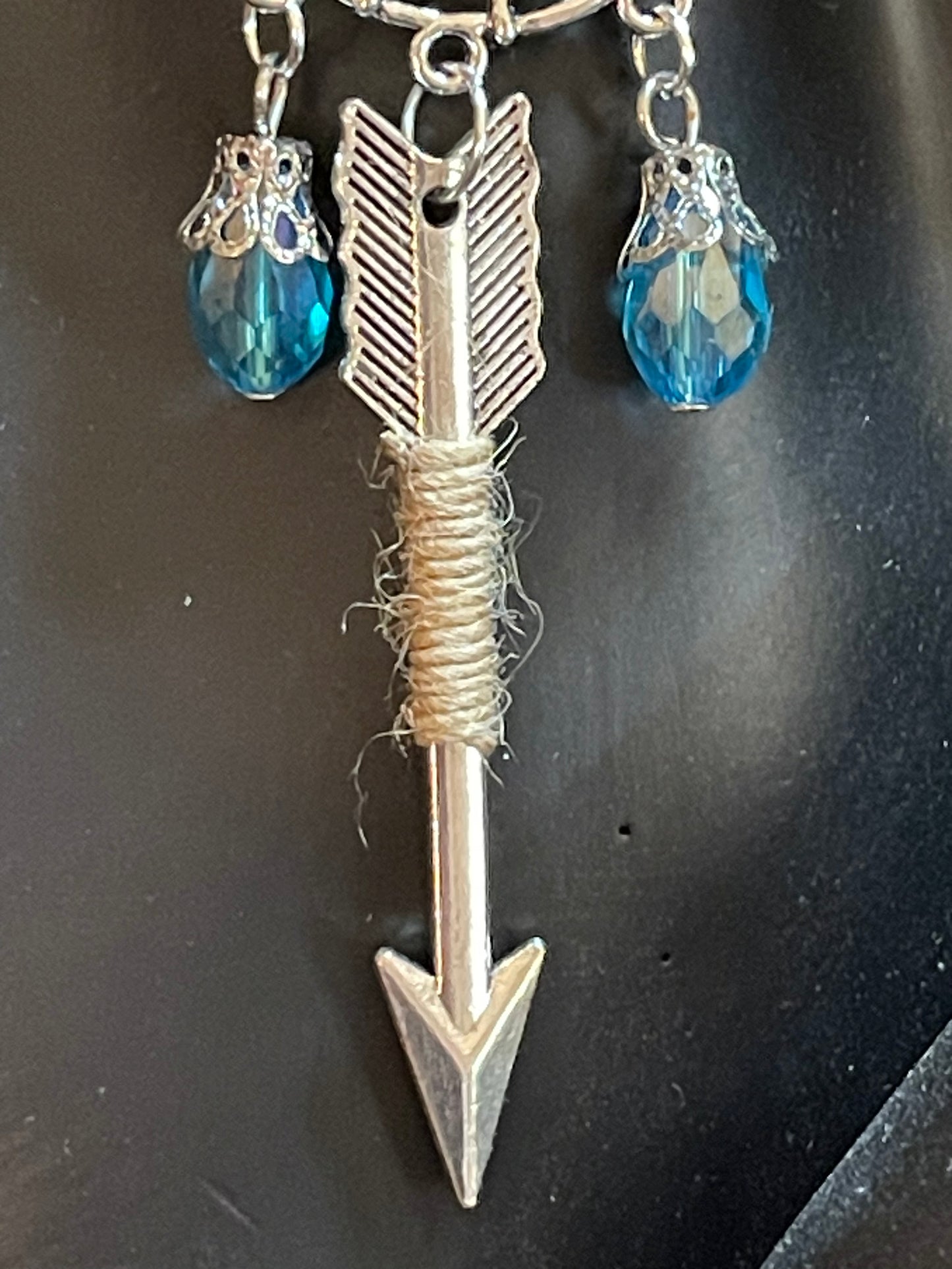 Dream Catcher and Arrow Necklace