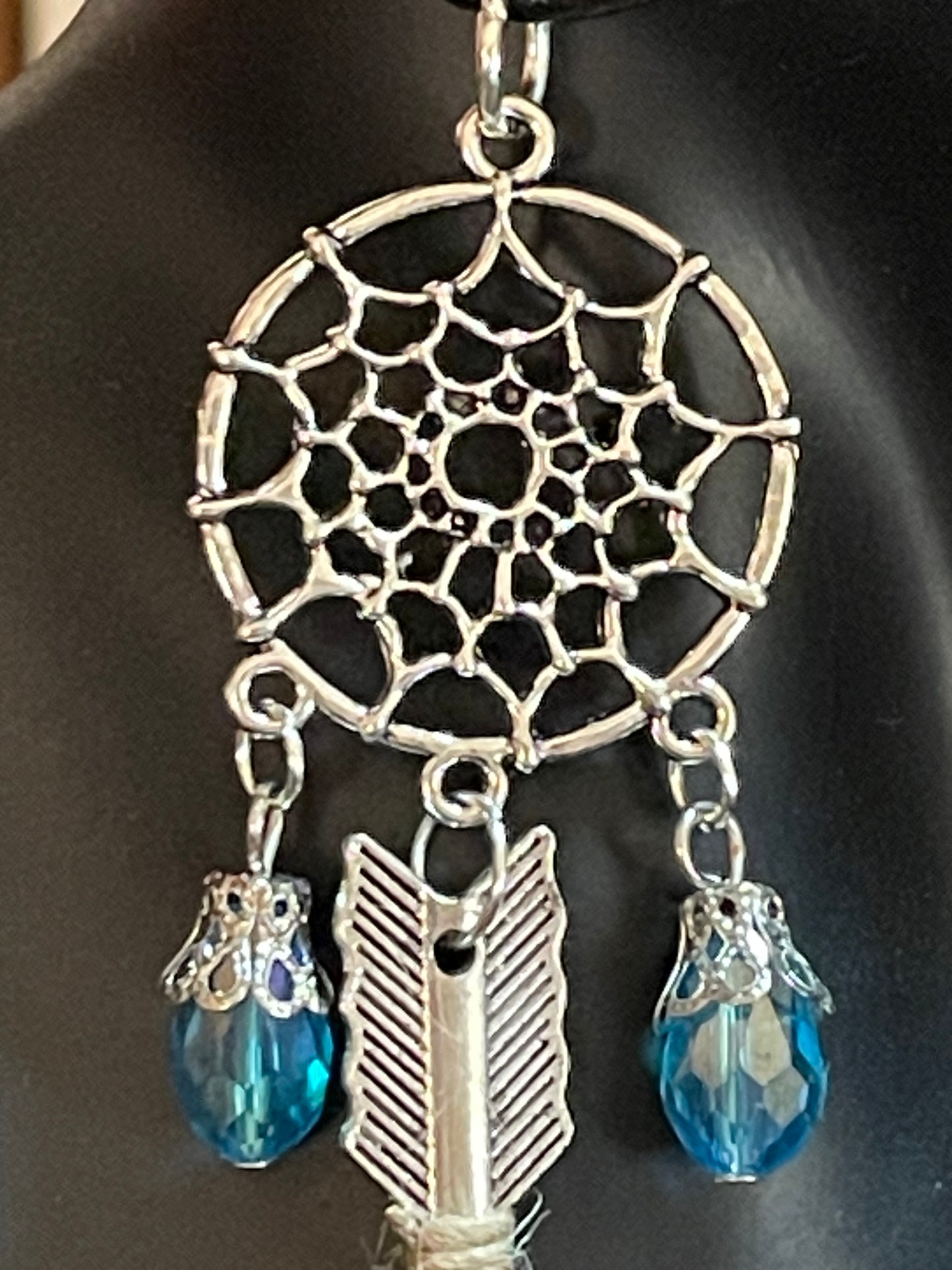 Dream Catcher and Arrow Necklace